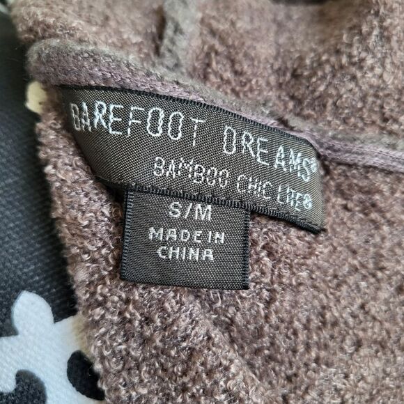Barefoot Dreams Cozy Chic Lite Wrap Open Front Cardigan Sweater Size S/M Taupe - Picture 9 of 11